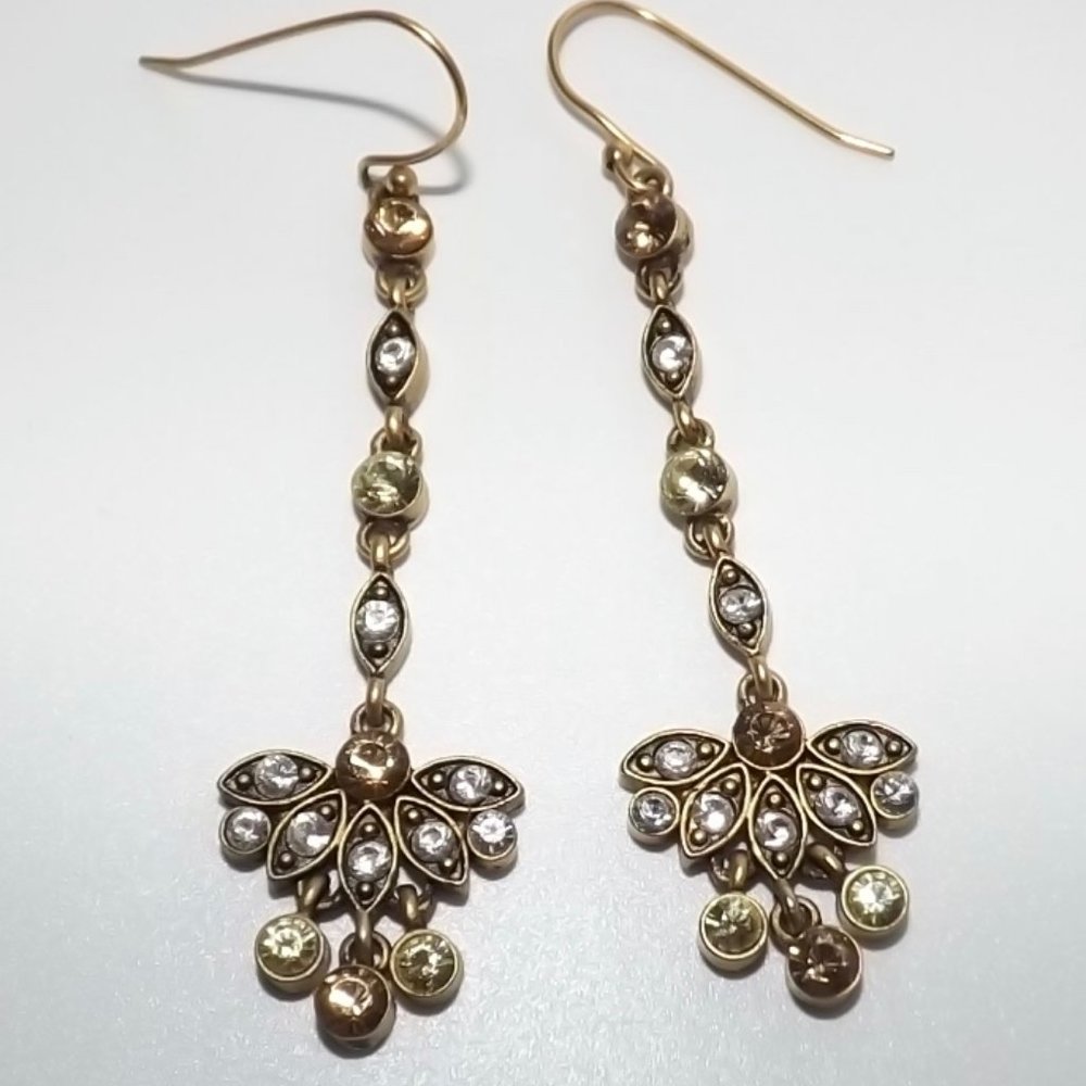 1928 Jewelry Crystal Chandelier Earrings